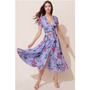 Yumi Kim floral tie front dress XS